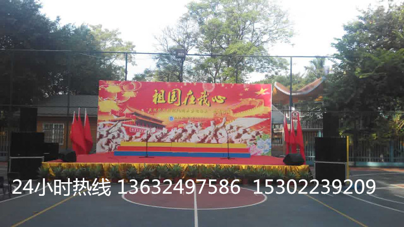 广州舞台搭建背景桁架租赁