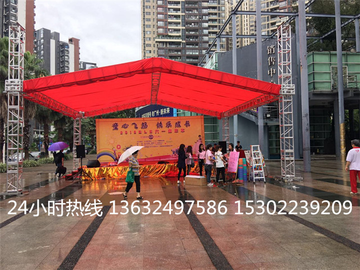 广州海珠区朗文教育6.1儿童节舞台搭建